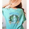 Spooky Halloween Math Teacher Women's Comfort Colors T-Shirt Back Print Chalky Mint Spooky Halloween Math Teacher Women's Comfort Colors T-Shirt Back Print Chalky Mint