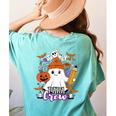 Spooky Para Crew Ghost Halloween Paraprofessional Teacher Women's Comfort Colors T-Shirt Back Print Chalky Mint Spooky Para Crew Ghost Halloween Paraprofessional Teacher Women's Comfort Colors T-Shirt Back Print Chalky Mint
