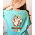 In My Spooky Science Teacher Era Occupational Haunts Women's Comfort Colors T-Shirt Back Print Chalky Mint