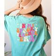 In My Spooky Teacher Era Halloween Teacher Back To School Women's Comfort Colors T-Shirt Back Print Chalky Mint In My Spooky Teacher Era Halloween Teacher Back To School Women's Comfort Colors T-Shirt Back Print Chalky Mint