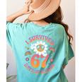 I Survived 67 Days Of School Groovy Retro Teachers Girls Women's Comfort Colors T-Shirt Back Print Chalky Mint I Survived 67 Days Of School Groovy Retro Teachers Girls Women's Comfort Colors T-Shirt Back Print Chalky Mint