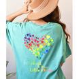 It Takes A Big Heart To Shape Little Minds Teacher Student Men Women Kids Women's Comfort Colors T-Shirt Back Print Chalky Mint It Takes A Big Heart To Shape Little Minds Teacher Student Men Women Kids Women's Comfort Colors T-Shirt Back Print Chalky Mint