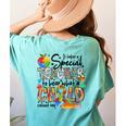 It Takes A Special Teacher To Hear What A Child Cannot Say Women's Comfort Colors T-Shirt Back Print Chalky Mint