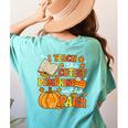 I Teach The Coolest Pumpkins In The Patch Teacher Halloween Women's Comfort Colors T-Shirt Back Print Chalky Mint I Teach The Coolest Pumpkins In The Patch Teacher Halloween Women's Comfort Colors T-Shirt Back Print Chalky Mint