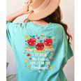 I Teach The Cutest Apples In The Orchard Cute Fall Teacher Women's Comfort Colors T-Shirt Back Print Chalky Mint I Teach The Cutest Apples In The Orchard Cute Fall Teacher Women's Comfort Colors T-Shirt Back Print Chalky Mint