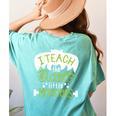 I Teach The Cutest Little Monsters Halloween Teacher Spooky Women's Comfort Colors T-Shirt Back Print Chalky Mint I Teach The Cutest Little Monsters Halloween Teacher Spooky Women's Comfort Colors T-Shirt Back Print Chalky Mint