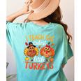 I Teach The Cutest Little Turkeys Teacher Thanksgiving Women's Comfort Colors T-Shirt Back Print Chalky Mint I Teach The Cutest Little Turkeys Teacher Thanksgiving Women's Comfort Colors T-Shirt Back Print Chalky Mint