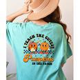 I Teach The Cutest Pumpkins In The Patch Halloween Teacher For Men Women Kids Women's Comfort Colors T-Shirt Back Print Chalky Mint I Teach The Cutest Pumpkins In The Patch Halloween Teacher For Men Women Kids Women's Comfort Colors T-Shirt Back Print Chalky Mint