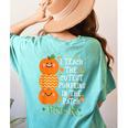 I Teach The Cutest Pumpkins In Patch Pre-K Halloween Teacher Women's Comfort Colors T-Shirt Back Print Chalky Mint I Teach The Cutest Pumpkins In Patch Pre-K Halloween Teacher Women's Comfort Colors T-Shirt Back Print Chalky Mint