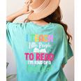 I Teach Little People To Read Reading Teacher For Men Women Girls Kids Women's Comfort Colors T-Shirt Back Print Chalky Mint I Teach Little People To Read Reading Teacher For Men Women Girls Kids Women's Comfort Colors T-Shirt Back Print Chalky Mint