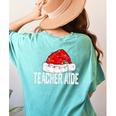 Teacher Aide Christmas Women Family Matching Group Xmas Women's Comfort Colors T-Shirt Back Print Chalky Mint Teacher Aide Christmas Women Family Matching Group Xmas Women's Comfort Colors T-Shirt Back Print Chalky Mint