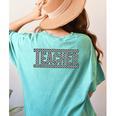 Teacher Checkered Racing Teacher Appreciation Men Women Women's Comfort Colors T-Shirt Back Print Chalky Mint Teacher Checkered Racing Teacher Appreciation Men Women Women's Comfort Colors T-Shirt Back Print Chalky Mint