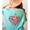 Teacher Day T Shirt Appreciation Day Apple Teach Learn Women's Comfort Colors T-Shirt Back Print Chalky Mint Teacher Day T Shirt Appreciation Day Apple Teach Learn Women's Comfort Colors T-Shirt Back Print Chalky Mint