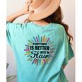 Teacher Flair Pen Art Lover School Supplies Women's Comfort Colors T-Shirt Back Print Chalky Mint Teacher Flair Pen Art Lover School Supplies Women's Comfort Colors T-Shirt Back Print Chalky Mint