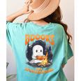 Teacher Halloween Ghost Reading Book Animal Boooks Are Women's Comfort Colors T-Shirt Back Print Chalky Mint Teacher Halloween Ghost Reading Book Animal Boooks Are Women's Comfort Colors T-Shirt Back Print Chalky Mint