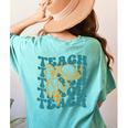Teacher Outer Space Science Astronomy Planet Saturn Teach Women's Comfort Colors T-Shirt Back Print Chalky Mint Teacher Outer Space Science Astronomy Planet Saturn Teach Women's Comfort Colors T-Shirt Back Print Chalky Mint