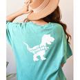 Teacher Saurus T Shirt For Men And Women Women's Comfort Colors T-Shirt Back Print Chalky Mint Teacher Saurus T Shirt For Men And Women Women's Comfort Colors T-Shirt Back Print Chalky Mint