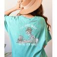 Teacher Skeleton Messy Bun I'Ll Just Wait Until Its Quiet Women's Comfort Colors T-Shirt Back Print Chalky Mint Teacher Skeleton Messy Bun I'Ll Just Wait Until Its Quiet Women's Comfort Colors T-Shirt Back Print Chalky Mint