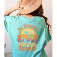 All Teachers Love Brains Halloween Teacher Women's Comfort Colors T-Shirt Back Print Chalky Mint All Teachers Love Brains Halloween Teacher Women's Comfort Colors T-Shirt Back Print Chalky Mint