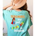 Teachers Are Superheroes Graduation School Teachers Women's Comfort Colors T-Shirt Back Print Chalky Mint Teachers Are Superheroes Graduation School Teachers Women's Comfort Colors T-Shirt Back Print Chalky Mint