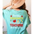 Teaching Assistant Because Teachers Need Heroes Too Cute Women's Comfort Colors T-Shirt Back Print Chalky Mint Teaching Assistant Because Teachers Need Heroes Too Cute Women's Comfort Colors T-Shirt Back Print Chalky Mint