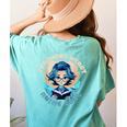 Teaching Heart Anime Soul Teacher Otaku Manga Women's Comfort Colors T-Shirt Back Print Chalky Mint