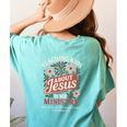 Teaching Kids About Jesus Is My Ministry Christian Teacher Women's Comfort Colors T-Shirt Back Print Chalky Mint Teaching Kids About Jesus Is My Ministry Christian Teacher Women's Comfort Colors T-Shirt Back Print Chalky Mint