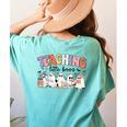 Teaching My Little Boos Teacher Ghost Teacher Halloween For Men Women Kids Women's Comfort Colors T-Shirt Back Print Chalky Mint Teaching My Little Boos Teacher Ghost Teacher Halloween For Men Women Kids Women's Comfort Colors T-Shirt Back Print Chalky Mint