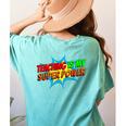 Teaching Is My Superpower Comic Back To School Teacher Women's Comfort Colors T-Shirt Back Print Chalky Mint Teaching Is My Superpower Comic Back To School Teacher Women's Comfort Colors T-Shirt Back Print Chalky Mint