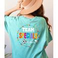 TEAM Specials Teacher TRIBE Squad Back To Primary School Women's Comfort Colors T-Shirt Back Print Chalky Mint TEAM Specials Teacher TRIBE Squad Back To Primary School Women's Comfort Colors T-Shirt Back Print Chalky Mint