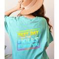 Testing Day Test Day May The Skills Be With You Teacher Women's Comfort Colors T-Shirt Back Print Chalky Mint Testing Day Test Day May The Skills Be With You Teacher Women's Comfort Colors T-Shirt Back Print Chalky Mint