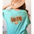 Thankful Teacher Shirts For Women Teach Thanksgiving Teacher Women's Comfort Colors T-Shirt Back Print Chalky Mint Thankful Teacher Shirts For Women Teach Thanksgiving Teacher Women's Comfort Colors T-Shirt Back Print Chalky Mint
