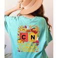 Thanksgiving 67 Meme Science Teacher Periodic Table Women Women's Comfort Colors T-Shirt Back Print Chalky Mint