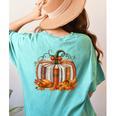 Thanksgiving Book Pumpkin Reading Teachers Fall Lovers Boys Women's Comfort Colors T-Shirt Back Print Chalky Mint Thanksgiving Book Pumpkin Reading Teachers Fall Lovers Boys Women's Comfort Colors T-Shirt Back Print Chalky Mint