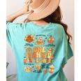 Thanksgiving One Thankful Art Teacher Fall Groovy Men Women Women's Comfort Colors T-Shirt Back Print Chalky Mint Thanksgiving One Thankful Art Teacher Fall Groovy Men Women Women's Comfort Colors T-Shirt Back Print Chalky Mint
