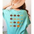 Thanksgiving Order Of Operations Turkey Quiz Math Teacher Women's Comfort Colors T-Shirt Back Print Chalky Mint
