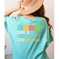 Think Like A Proton Stay Positive Science Teacher Women's Comfort Colors T-Shirt Back Print Chalky Mint Think Like A Proton Stay Positive Science Teacher Women's Comfort Colors T-Shirt Back Print Chalky Mint