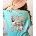 Tis The Season For Inclusion Christmas Sped Teacher Women's Comfort Colors T-Shirt Back Print Chalky Mint