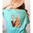 History Teacher Love Autumn Fall Gnome For Teachers For Men Women Women's Comfort Colors T-Shirt Back Print Chalky Mint History Teacher Love Autumn Fall Gnome For Teachers For Men Women Women's Comfort Colors T-Shirt Back Print Chalky Mint
