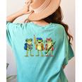 Trio Cute Frogs Welcome Back To School Teachers Girls Boys Women's Comfort Colors T-Shirt Back Print Chalky Mint Trio Cute Frogs Welcome Back To School Teachers Girls Boys Women's Comfort Colors T-Shirt Back Print Chalky Mint