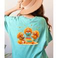 Turkey Read Books Reading Fall Thanksgiving Teacher Women's Comfort Colors T-Shirt Back Print Chalky Mint Turkey Read Books Reading Fall Thanksgiving Teacher Women's Comfort Colors T-Shirt Back Print Chalky Mint