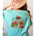 Turkey Reading Books Fall Thanksgiving Teacher Librarian Women's Comfort Colors T-Shirt Back Print Chalky Mint Turkey Reading Books Fall Thanksgiving Teacher Librarian Women's Comfort Colors T-Shirt Back Print Chalky Mint