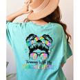 Twin Day Friends Teacher Twinning With My Bestie Women's Comfort Colors T-Shirt Back Print Chalky Mint Twin Day Friends Teacher Twinning With My Bestie Women's Comfort Colors T-Shirt Back Print Chalky Mint