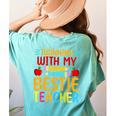 Twinning With My Bestie Teacher Boy Spirit Week Twin Day Women's Comfort Colors T-Shirt Back Print Chalky Mint Twinning With My Bestie Teacher Boy Spirit Week Twin Day Women's Comfort Colors T-Shirt Back Print Chalky Mint