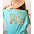 Twinning With My Teacher Bestie Twin Day Matching For Men Women Kids Women's Comfort Colors T-Shirt Back Print Chalky Mint Twinning With My Teacher Bestie Twin Day Matching For Men Women Kids Women's Comfort Colors T-Shirt Back Print Chalky Mint