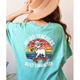 Weird Teachers Build Character Teacher Women's Comfort Colors T-Shirt Back Print Chalky Mint Weird Teachers Build Character Teacher Women's Comfort Colors T-Shirt Back Print Chalky Mint