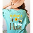 Welcome To The Hive Bee Teacher Back To School Women's Comfort Colors T-Shirt Back Print Chalky Mint Welcome To The Hive Bee Teacher Back To School Women's Comfort Colors T-Shirt Back Print Chalky Mint