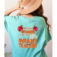You Won't Scare Me I'm An Infant Teacher Men Women Women's Comfort Colors T-Shirt Back Print Chalky Mint You Won't Scare Me I'm An Infant Teacher Men Women Women's Comfort Colors T-Shirt Back Print Chalky Mint