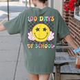 100th Day Of School Teacher Kids 100 Days Of School Women's Comfort Colors T-Shirt Back Print Moss 100th Day Of School Teacher Kids 100 Days Of School Women's Comfort Colors T-Shirt Back Print Moss