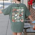 12 Days Of Art Teacher Christmas Artists Painter Educational Women's Comfort Colors T-Shirt Back Print Moss 12 Days Of Art Teacher Christmas Artists Painter Educational Women's Comfort Colors T-Shirt Back Print Moss